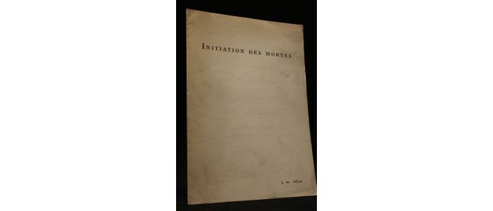 ATLAN : Initiation des mortes - Prima edizione - Edition-Originale.com