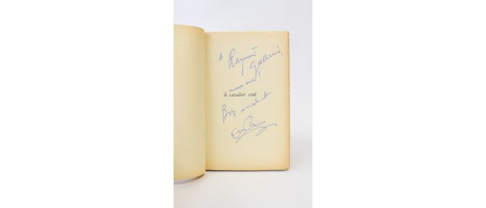 AUDIBERTI : Le cavalier seul - Libro autografato, Prima edizione - Edition-Originale.com