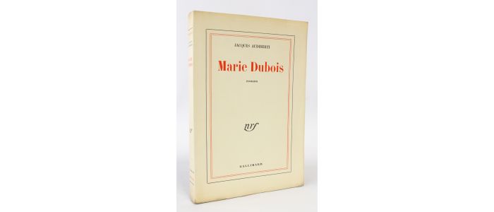 AUDIBERTI : Marie Dubois - Erste Ausgabe - Edition-Originale.com