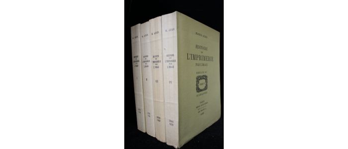 AUDIN : Histoire de l'imprimerie par l'image - Prima edizione - Edition-Originale.com