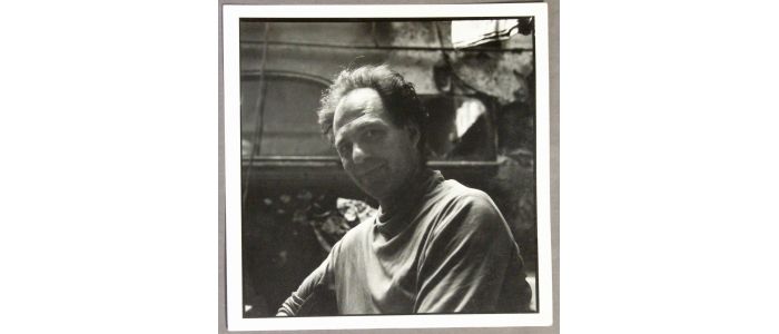 AUERBACH : Portrait de Frank Auerbach. Photographie Originale de l'artiste - Prima edizione - Edition-Originale.com