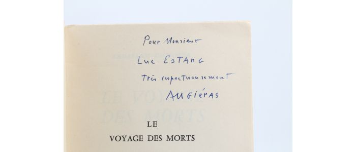 AUGIERAS : Le Voyage des morts - Libro autografato, Prima edizione - Edition-Originale.com