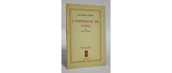 AUMONT : L'empereur de Chine - Erste Ausgabe - Edition-Originale.com