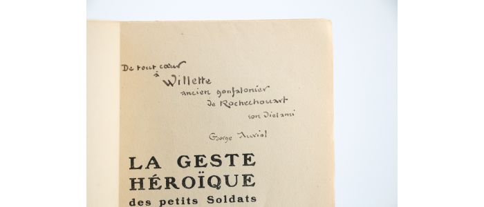 AURIOL : La Geste héroïque des petits Soldats de Bois et de Plomb - Libro autografato, Prima edizione - Edition-Originale.com