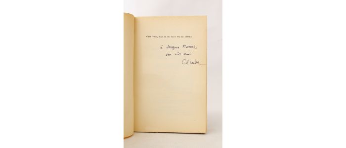 AVELINE : C'est vrai mais il ne faut pas le croire - Signed book, First edition - Edition-Originale.com