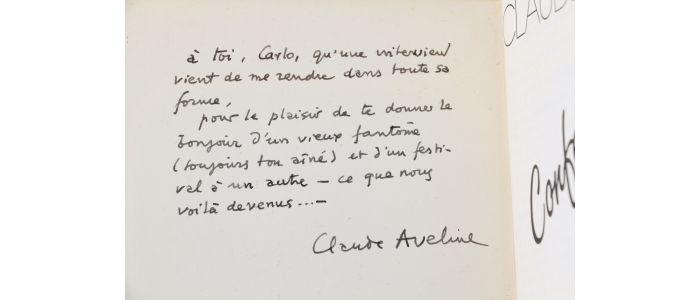 AVELINE : Confession policière (fragment de mémoires) - Signed book, First edition - Edition-Originale.com