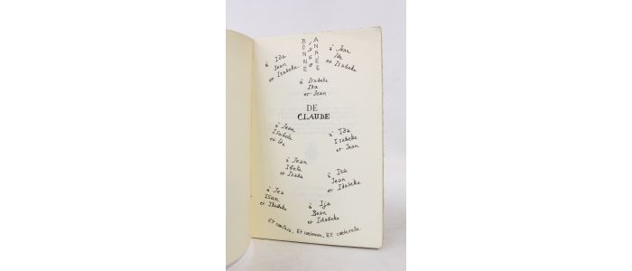 AVELINE : De - Signed book, First edition - Edition-Originale.com