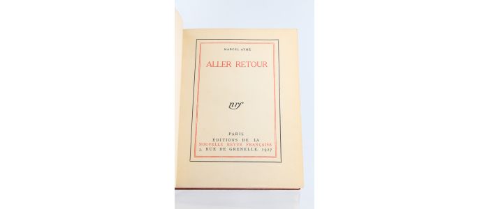 AYME : Aller Retour - Erste Ausgabe - Edition-Originale.com
