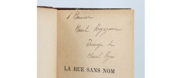 AYME : La rue sans nom - Autographe, Edition Originale - Edition-Originale.com