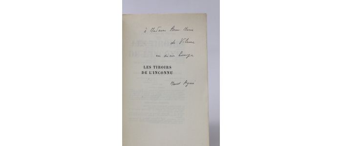 AYME : Les tiroirs de l'inconnu - Autographe, Edition Originale - Edition-Originale.com