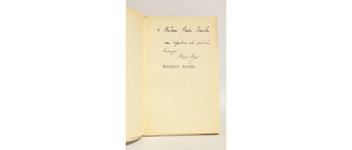 AYME : Maison basse - Libro autografato, Prima edizione - Edition-Originale.com