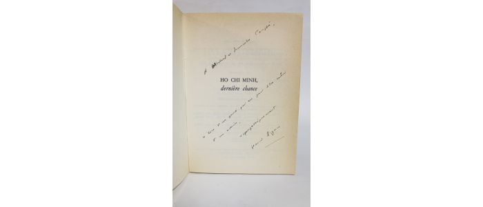 AZEAU : Ho Chi Minh, dernière chance - Signed book, First edition - Edition-Originale.com