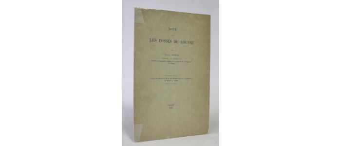 BABEAU : Les fossés du Louvre - Signiert, Erste Ausgabe - Edition-Originale.com