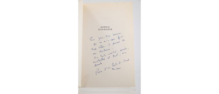BACRI : Journal d'un Râleur - Autographe, Edition Originale - Edition-Originale.com
