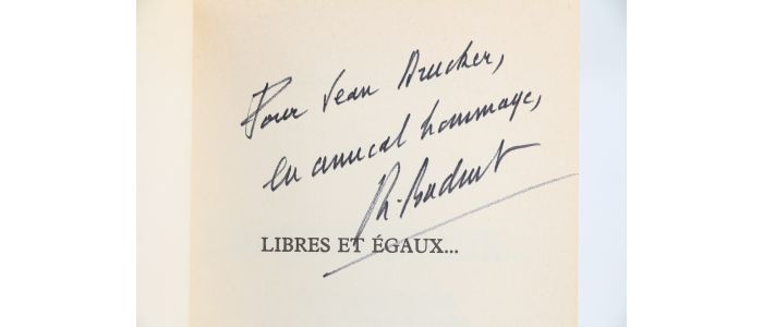 BADINTER : Libres et égaux... L'émancipation des Juifs 1789-1791 - Signed book, First edition - Edition-Originale.com