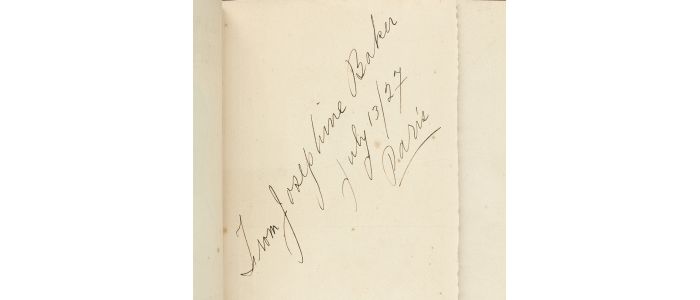 BAKER : Les mémoires de Joséphine Baker recueillis et adaptés par Marcel Sauvage - Signiert, Erste Ausgabe - Edition-Originale.com