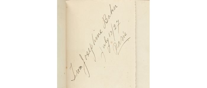 BAKER : Les mémoires de Joséphine Baker recueillis et adaptés par Marcel Sauvage - Signed book, First edition - Edition-Originale.com