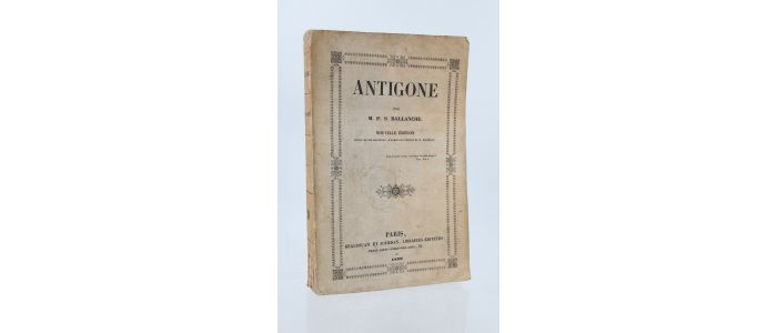 BALLANCHE : Antigone - Edition-Originale.com