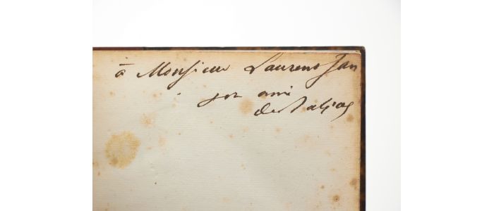 BALZAC : Les Ressources de Quinola - Autographe, Edition Originale - Edition-Originale.com