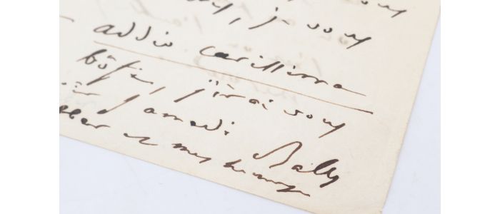 BALZAC : Lettre autographe signée à Sophie Kozlowska : 