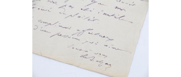 BALZAC : Lettre autographe signée après sa première rencontre avec Madame Hanska - Signiert, Erste Ausgabe - Edition-Originale.com