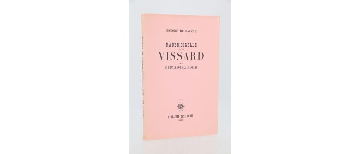 BALZAC : Mademoiselle du Vissard - Edition Originale - Edition-Originale.com