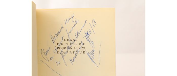 BAMBOTE : Chant funèbre pour un héros d'Afrique - Libro autografato, Prima edizione - Edition-Originale.com