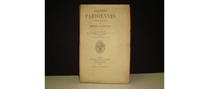 BANVILLE : Esquisses parisiennes - Edition Originale - Edition-Originale.com