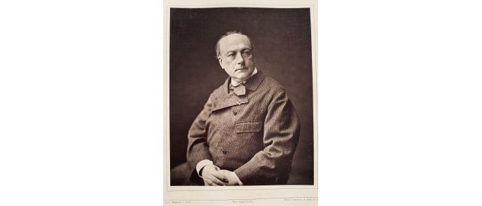 BANVILLE : [PHOTOGRAPHIE] Portrait photoglyptique de Théodore de Banville - Edition Originale - Edition-Originale.com