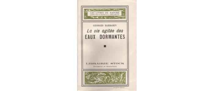 BARBARIN : La vie agitée des eaux dormantes - Edition Originale - Edition-Originale.com