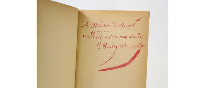 BARBEY D'AUREVILLY : Le théâtre contemporain - Signed book, First edition - Edition-Originale.com