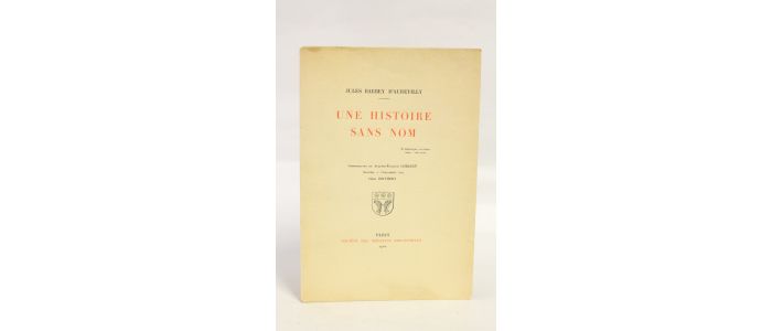 BARBEY D'AUREVILLY : Une histoire sans nom - Prima edizione - Edition-Originale.com