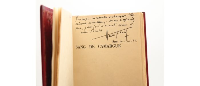 BARBIER : Sang de Camargue - Prima edizione - Edition-Originale.com