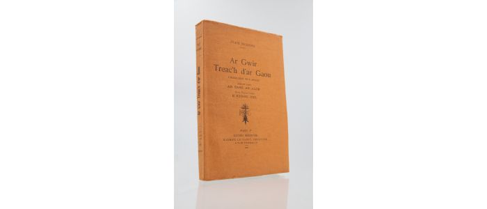 BARD AB ALOR : Ar gwir treac'h d'ar gaou - First edition - Edition-Originale.com