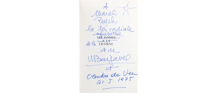 BARJAVEL : Les dames à la licorne - Signiert, Erste Ausgabe - Edition-Originale.com
