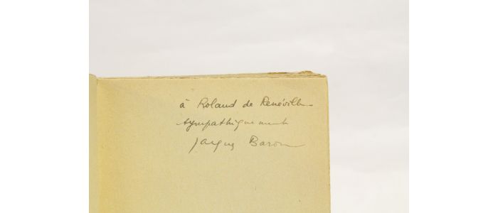 BARON : Charbon de mer - Autographe, Edition Originale - Edition-Originale.com