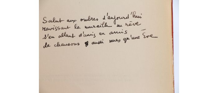 BARON : L'allure poétique - Autographe, Edition Originale - Edition-Originale.com