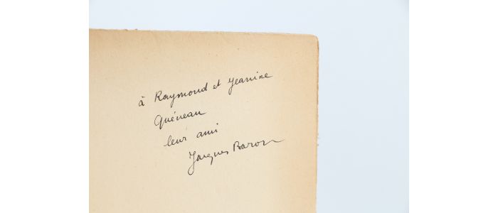 BARON : Paroles (1923-1927) - Libro autografato, Prima edizione - Edition-Originale.com