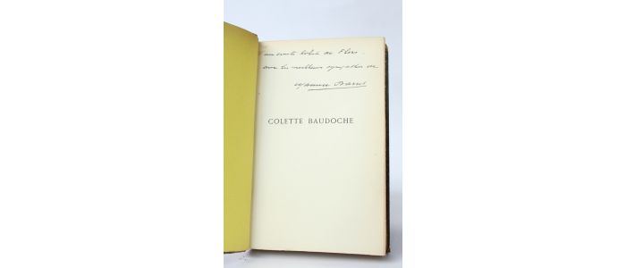 BARRES : Colette Baudoche - Libro autografato, Prima edizione - Edition-Originale.com