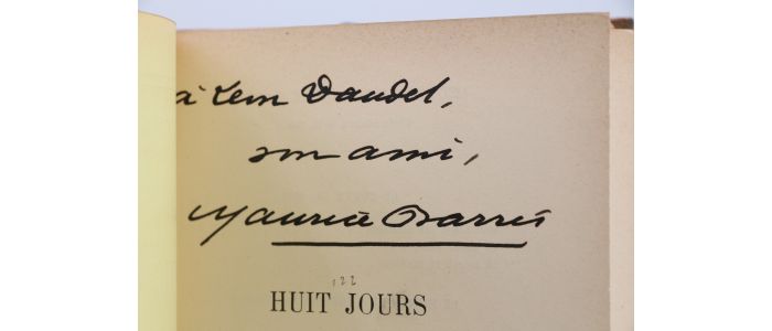 BARRES : Huit Jours chez M. Renan - Signiert, Erste Ausgabe - Edition-Originale.com