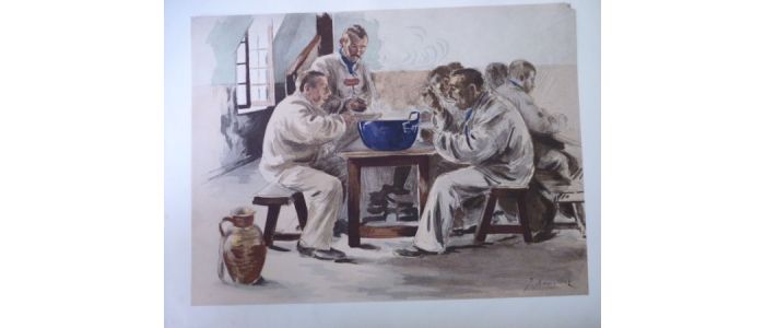 L'Estampe Moderne. La soupe à la chambrée. Lithographie Originale - Erste Ausgabe - Edition-Originale.com