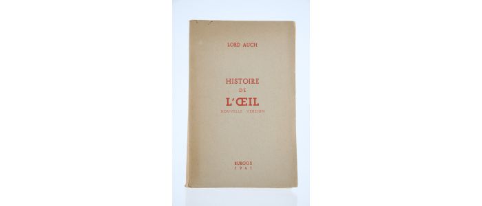 BATAILLE : Histoire de l'Oeil - Edition-Originale.com