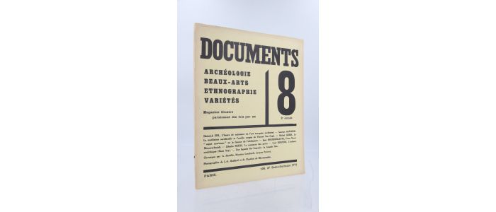 BATAILLE : Documents N°8 de la deuxième année - Edition Originale - Edition-Originale.com