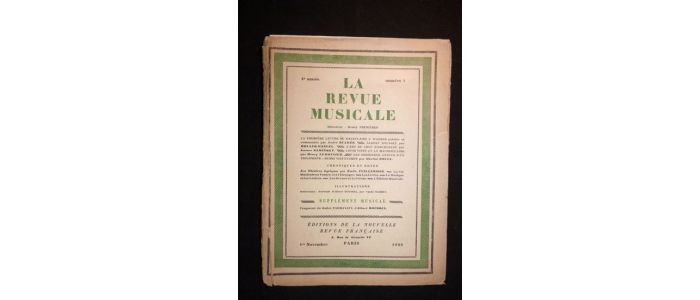 BAUDELAIRE : La revue musicale N°1 de la 4ème année - Erste Ausgabe - Edition-Originale.com