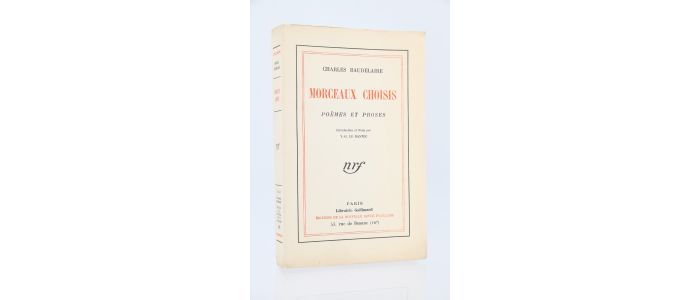 BAUDELAIRE : Morceaux choisis - Poëmes et proses - Erste Ausgabe - Edition-Originale.com