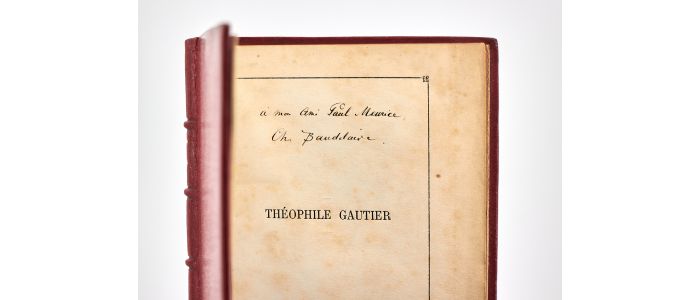 BAUDELAIRE : Théophile Gautier. Notice littéraire précédée d'une lettre de Victor Hugo - Autographe, Edition Originale - Edition-Originale.com