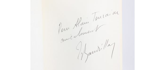 BAUDRILLARD : Les stratégies fatales - Autographe, Edition Originale - Edition-Originale.com