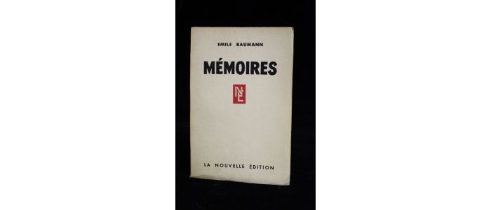 BAUMANN : Mémoires - Erste Ausgabe - Edition-Originale.com