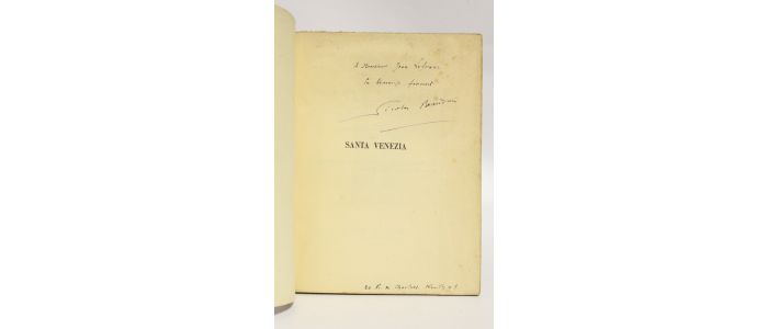BEAUDUIN : Santa Venezia - Signed book, First edition - Edition-Originale.com