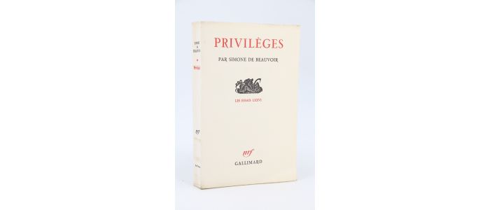 BEAUVOIR : Privilèges - First edition - Edition-Originale.com